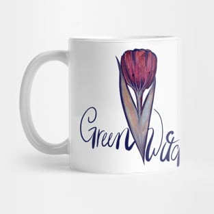 Green Witch Hazy Hue Rose Mug